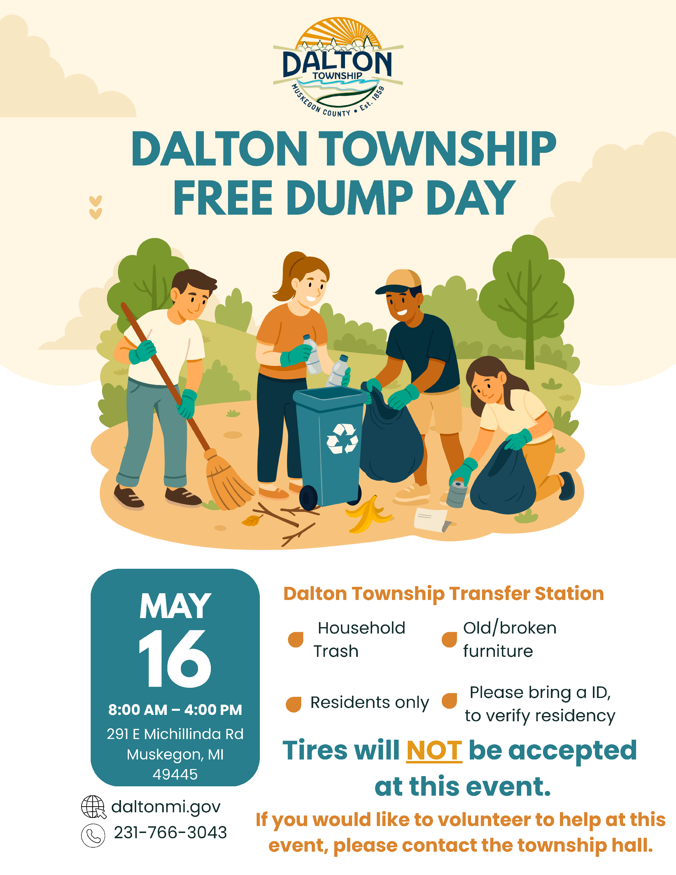 Free Dump Day Flyer